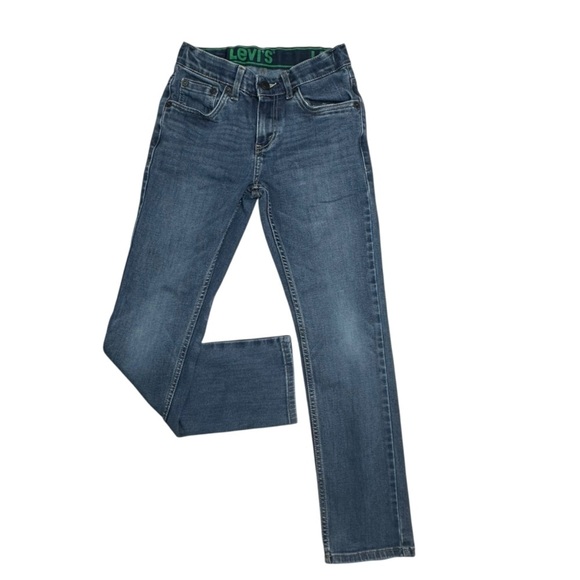 Levi's Boys 511 Slim Fit Denim Blue Jeans Size 10 - Picture 1 of 9